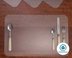 Clear placemats for table -Washable Dining or Kitchen Table Mat