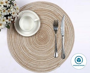 SHACOS Round Braided Placemats